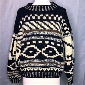 Esprit Sport Vintage Chunky Wool Sweater Small